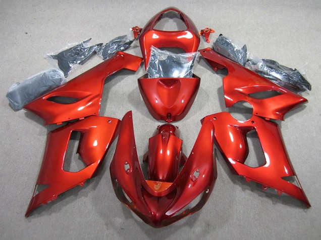 Arancia Kits Carenatura Iniezione Kawasaki ZX6R 2005-2006 Arancia Kits Carenatura Iniezione Kawasaki ZX6R 2005-2006