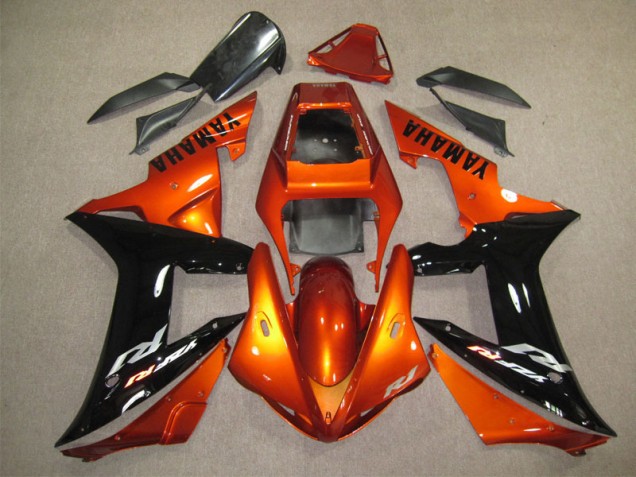 Arancia Nero ABS Plastica & Carena Honda CBR 1000 RR 2004-2005 Arancia Nero ABS Plastica & Carena Honda CBR 1000 RR 2004-2005