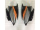 Arancia Nero ABS Plastica & Carene Yamaha R6 2006-2007