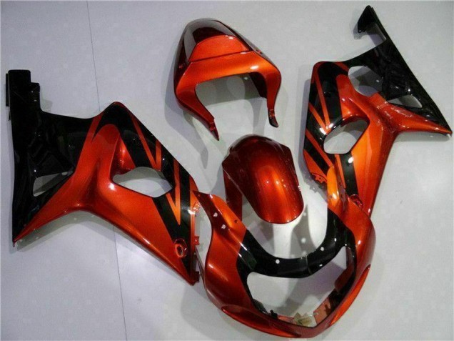 Arancia Nero Carene Suzuki GSXR 1000 K1 2000-2002 Arancia Nero Carene Suzuki GSXR 1000 K1 2000-2002