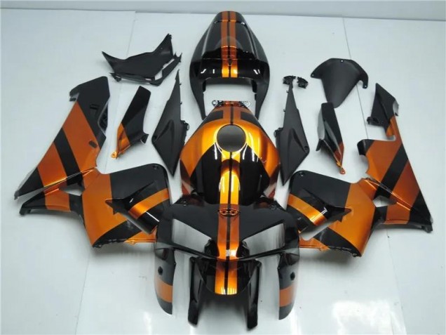 Arancia Nero Kits Carenatura Completa Honda CBR 600 RR 2005-2006