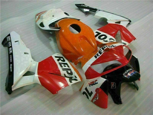 Arancia Nero Repsol Kit Carenatura Completa Honda CBR 600 RR 2005-2006 Arancia Nero Repsol Kit Carenatura Completa Honda CBR 600 RR 2005-2006