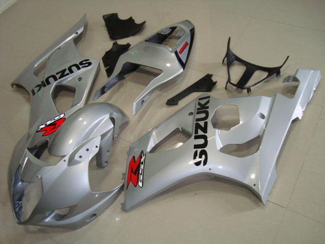 Argento ABS Plastica & Carena Suzuki GSXR 1000 K3 2003-2004 Argento ABS Plastica & Carena Suzuki GSXR 1000 K3 2003-2004