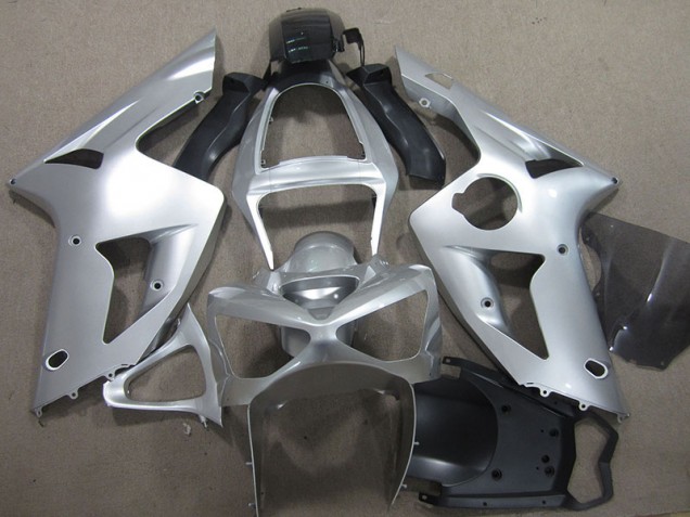 Argento Carene Kawasaki ZX6R 2003-2004 Argento Carene Kawasaki ZX6R 2003-2004