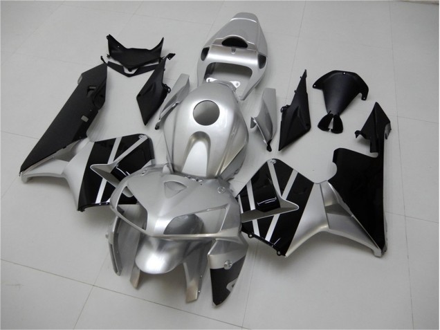 Argento Nero Carene Honda CBR 600 RR 2005-2006 Argento Nero Carene Honda CBR 600 RR 2005-2006