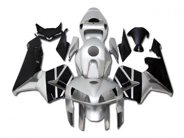 Argento Nero Carene Honda CBR 600 RR 2005-2006 Argento Nero Carene Honda CBR 600 RR 2005-2006