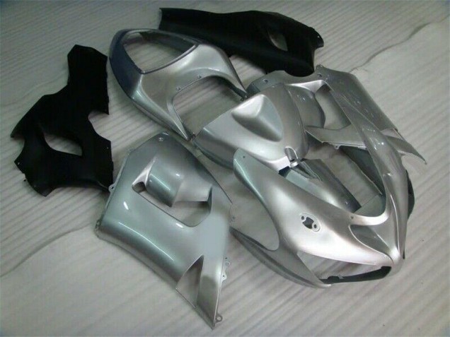 Argento Nero Carene Kawasaki ZX6R 2005-2006 Argento Nero Carene Kawasaki ZX6R 2005-2006