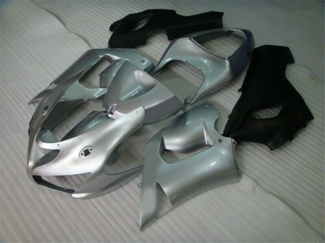 Argento Nero Carene Kawasaki ZX6R 2005-2006 Argento Nero Carene Kawasaki ZX6R 2005-2006