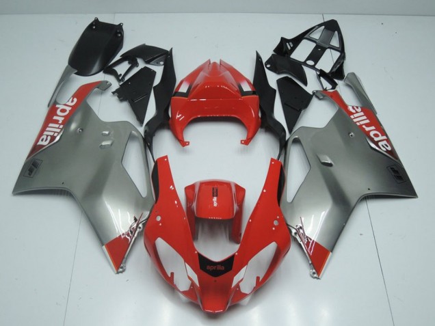 Argento & Rosso Carene Aprilia RSV 1000 2003-2006 Argento & Rosso Carene Aprilia RSV 1000 2003-2006
