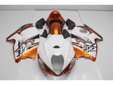 Bianco Arancia Carene Suzuki GSXR 1300 Hayabusa 1996-2007