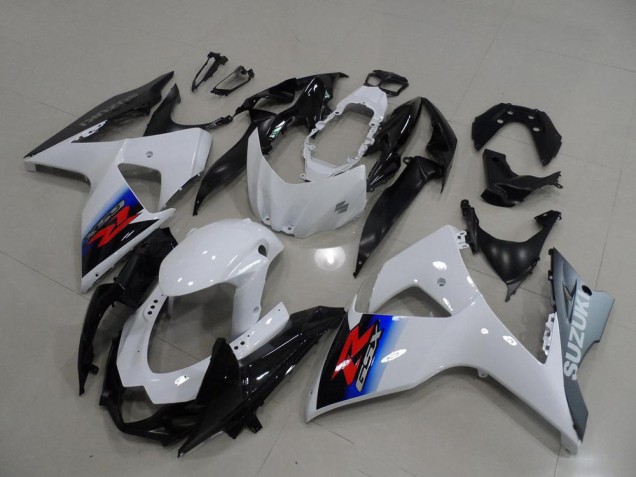 Bianco Argento Carene Suzuki GSXR 1000 K9 2009-2016 Bianco Argento Carene Suzuki GSXR 1000 K9 2009-2016