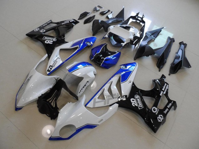 Bianco Blu ABS Plastica & Carenatura BMW S1000RR 2009-2014 Bianco Blu ABS Plastica & Carenatura BMW S1000RR 2009-2014