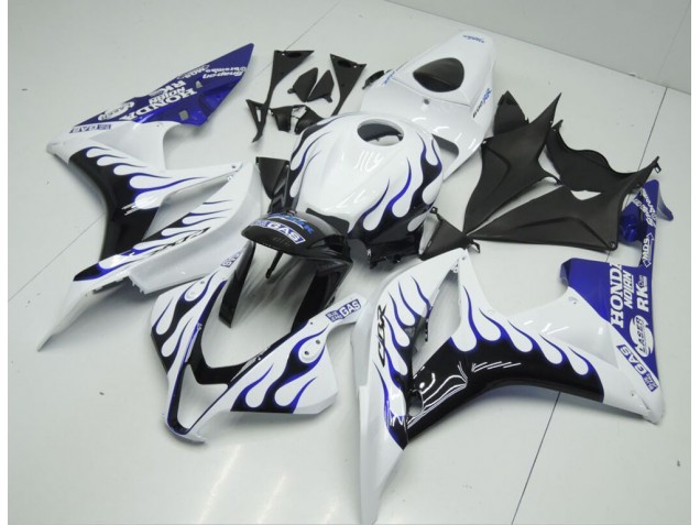 Bianco Blu Fiamma Carene Honda CBR 600 RR 2007-2008 Bianco Blu Fiamma Carene Honda CBR 600 RR 2007-2008