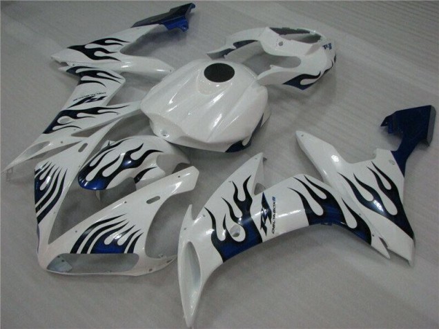 Bianco Blu Fiamma Carene Yamaha R1 2004-2006 Bianco Blu Fiamma Carene Yamaha R1 2004-2006