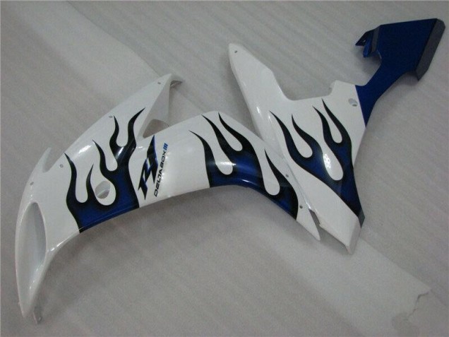 Bianco Blu Fiamma Carene Yamaha R1 2004-2006 Bianco Blu Fiamma Carene Yamaha R1 2004-2006