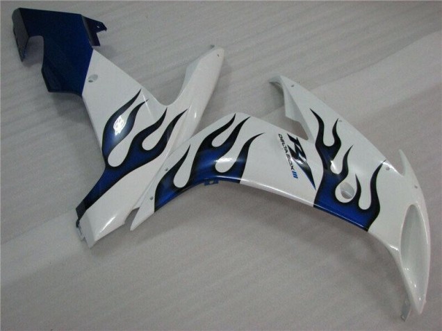 Bianco Blu Fiamma Carene Yamaha R1 2004-2006 Bianco Blu Fiamma Carene Yamaha R1 2004-2006