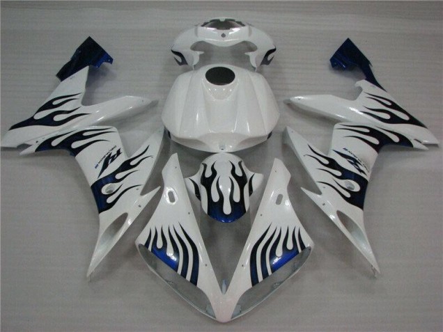 Bianco Blu Fiamma Carene Yamaha R1 2004-2006 Bianco Blu Fiamma Carene Yamaha R1 2004-2006