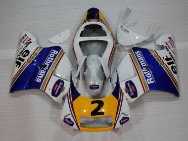 Bianco Blu Giallo Carene Honda NSR 250 MC28 P4 1994-1996