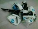 Bianco Blu Kit Carene Honda CBR 600 RR 2005-2006 Bianco Blu Kit Carene Honda CBR 600 RR 2005-2006
