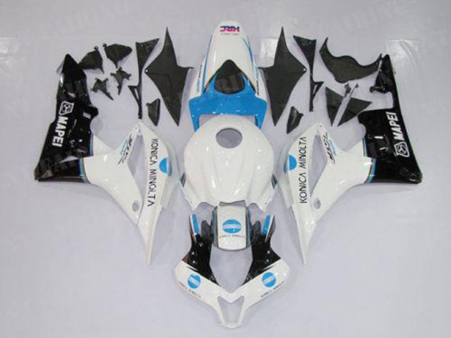 Bianco Blu Nero Carene Honda CBR 600 RR 2007-2008 Bianco Blu Nero Carene Honda CBR 600 RR 2007-2008