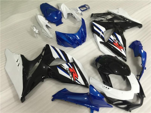Bianco Blu Nero Carene Suzuki GSXR 1000 K9 2009-2016 Bianco Blu Nero Carene Suzuki GSXR 1000 K9 2009-2016