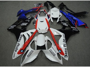 Bianco Blu Rosso Carene BMW S1000RR 2009-2014