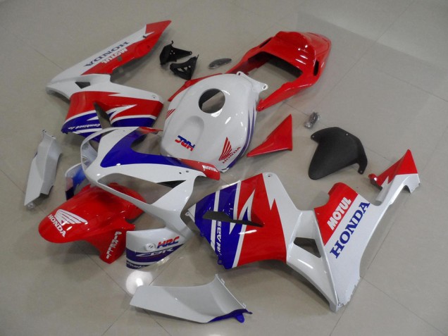 Bianco Blu Rosso Motul HRC Carene Honda CBR 600 RR 2005-2006 Bianco Blu Rosso Motul HRC Carene Honda CBR 600 RR 2005-2006
