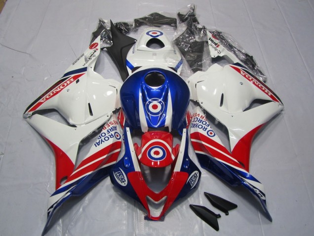 Bianco Blu Rosso Plastica Honda CBR 600 RR 2009-2012 Bianco Blu Rosso Plastica Honda CBR 600 RR 2009-2012