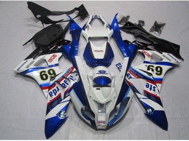 Bianco Blu Sterilgarda 69 Carene BMW S1000RR 2009-2014