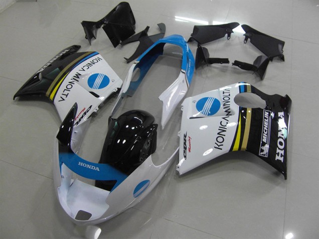 Bianco Konica Minolta Carene Honda CBR 1100 XX Blackbird 1996-2007 Bianco Konica Minolta Carene Honda CBR 1100 XX Blackbird 1996-2007
