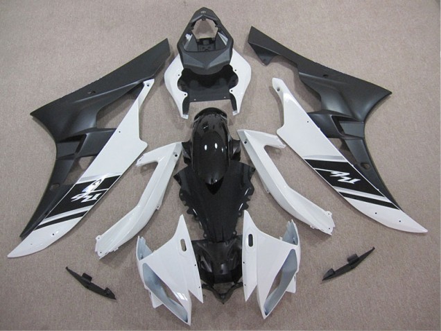 Bianco Nero ABS Kits Carene Yamaha R6 2006-2007 Bianco Nero ABS Kits Carene Yamaha R6 2006-2007