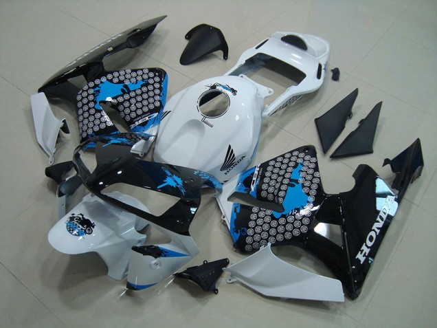 Bianco Nero Blu Kit Carena & Plastica Honda CBR 600 RR 2003-2004