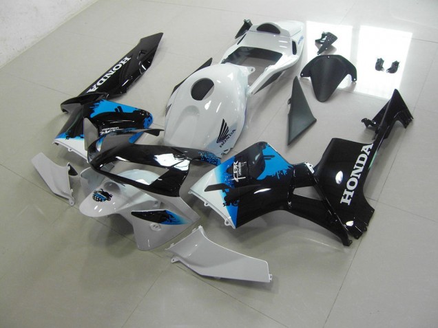 Bianco Nero Blu Kits Carene Honda CBR 600 RR 2003-2004 Bianco Nero Blu Kits Carene Honda CBR 600 RR 2003-2004