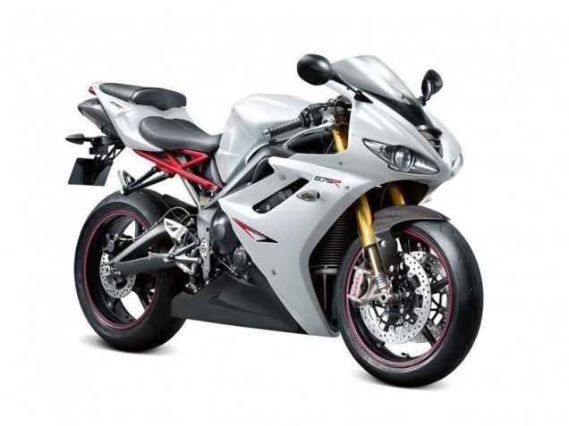 Bianco Nero Carene Triumph Daytona 675 Triple 2006-2008 Bianco Nero Carene Triumph Daytona 675 Triple 2006-2008