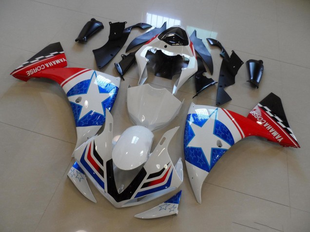 Bianco Nero Ducati Stella Carene Yamaha R1 2012-2014 Bianco Nero Ducati Stella Carene Yamaha R1 2012-2014