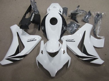 Bianco Nero Fireblade Carene Honda CBR 1000 RR 2008-2011