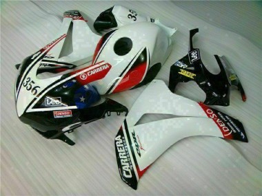 Bianco Nero Kit Carenatura Iniezione Honda CBR 1000 RR 2008-2011