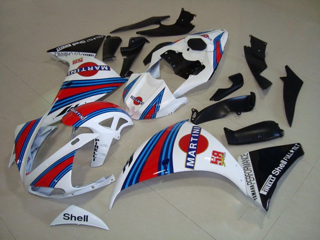 Bianco Nero Martini Carene Yamaha R1 2012-2014 Bianco Nero Martini Carene Yamaha R1 2012-2014