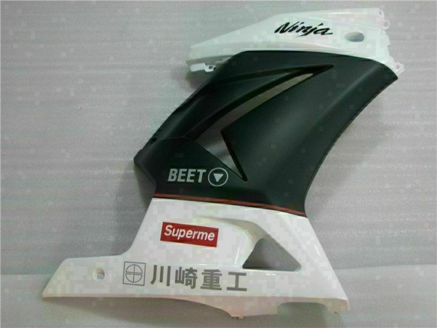 Bianco Nero Ninja 3M Carene Kawasaki EX250 2008-2012 Bianco Nero Ninja 3M Carene Kawasaki EX250 2008-2012