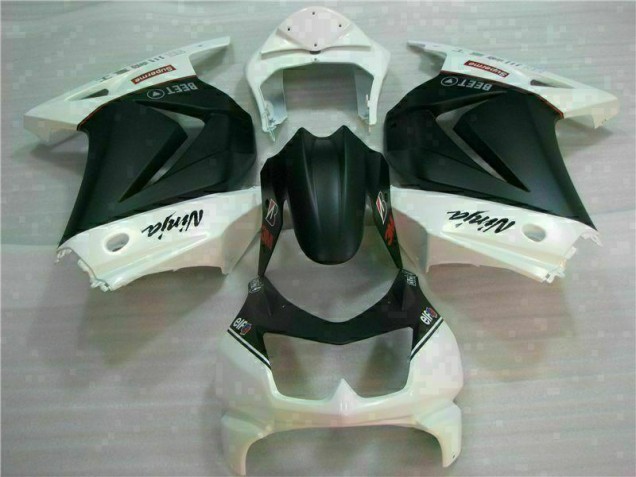 Bianco Nero Ninja 3M Carene Kawasaki EX250 2008-2012 Bianco Nero Ninja 3M Carene Kawasaki EX250 2008-2012