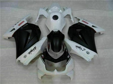 Bianco Nero Ninja Kit Carena & Plastica Kawasaki EX250 2008-2012