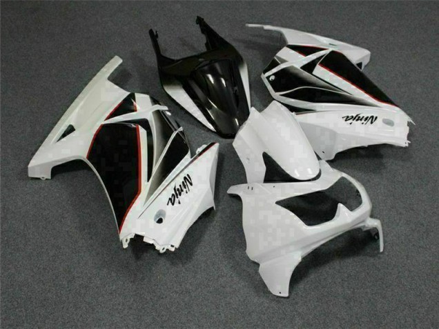 Bianco Nero Ninja Kits Carene & Plastica Kawasaki EX250 2008-2012 Bianco Nero Ninja Kits Carene & Plastica Kawasaki EX250 2008-2012