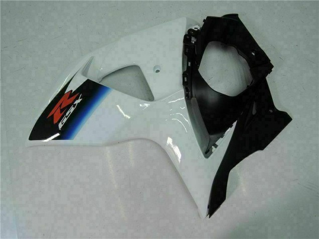 Bianco Nero Plastica Suzuki GSXR 1000 K9 2009-2016 Bianco Nero Plastica Suzuki GSXR 1000 K9 2009-2016