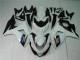 Bianco Nero Plastica Suzuki GSXR 1000 K9 2009-2016 Bianco Nero Plastica Suzuki GSXR 1000 K9 2009-2016