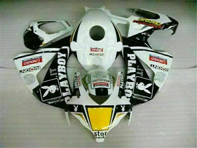 Bianco Nero Playboy ABS Plastica & Carena Honda CBR 1000 RR 2008-2011 Bianco Nero Playboy ABS Plastica & Carena Honda CBR 1000 RR 2008-2011
