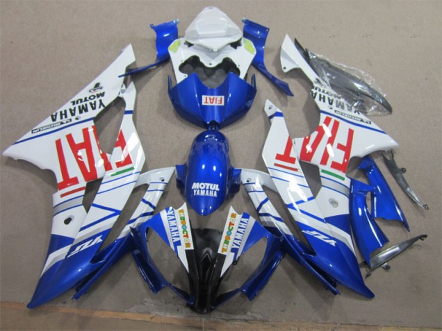 Bianco Nero Rosso Fiat Carene Yamaha R6 2008-2016 Bianco Nero Rosso Fiat Carene Yamaha R6 2008-2016