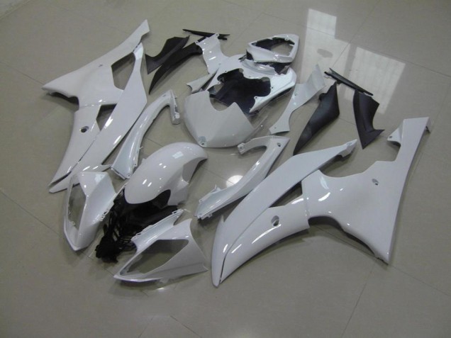 Bianco Perla Nessuna Decalcomania Carene Yamaha R6 2008-2016 Bianco Perla Nessuna Decalcomania Carene Yamaha R6 2008-2016