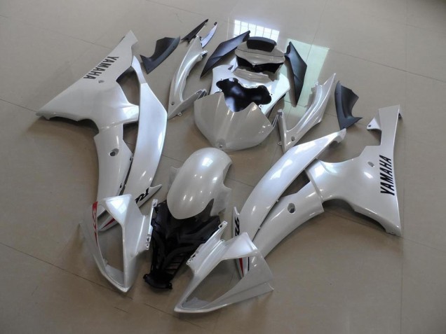 Bianco Perla Stile OEM Carene Yamaha R6 2008-2016 Bianco Perla Stile OEM Carene Yamaha R6 2008-2016