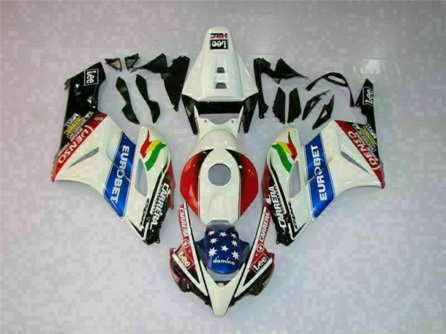 Bianco Rosso ABS Plastica & Carene Honda CBR 1000 RR 2004-2005