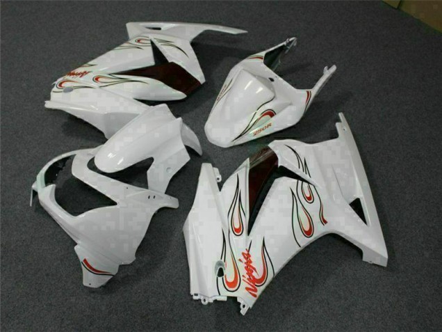 Bianco Rosso Carene Kawasaki EX250 2008-2012 Bianco Rosso Carene Kawasaki EX250 2008-2012